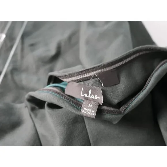 Lulu's Off-the-Shoulder Sweetheart Neckline Midi Dress M - Picture 9 of 9